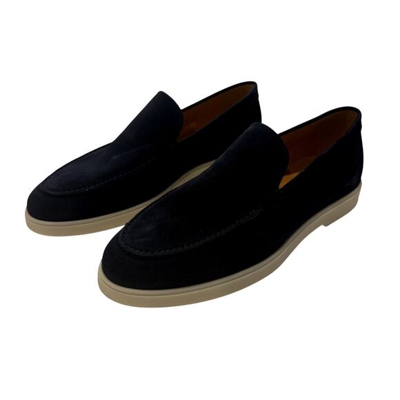 Magnanni Men\'s Lobo Penny Loafer in Navy, Size 10.5 main image 4